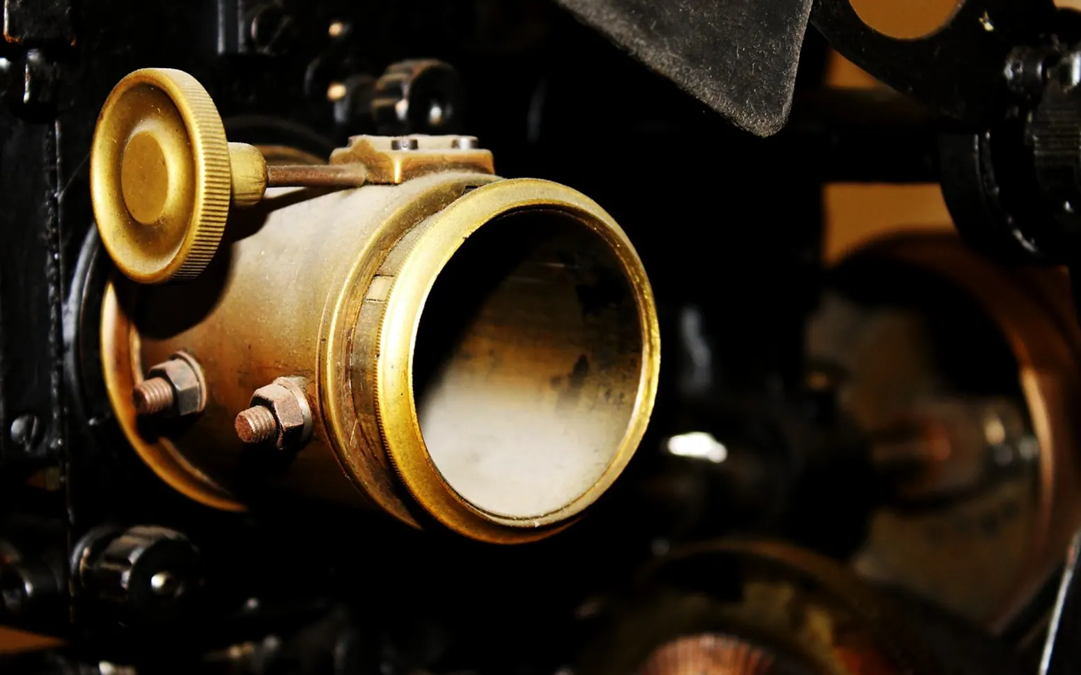 Projector, old and film