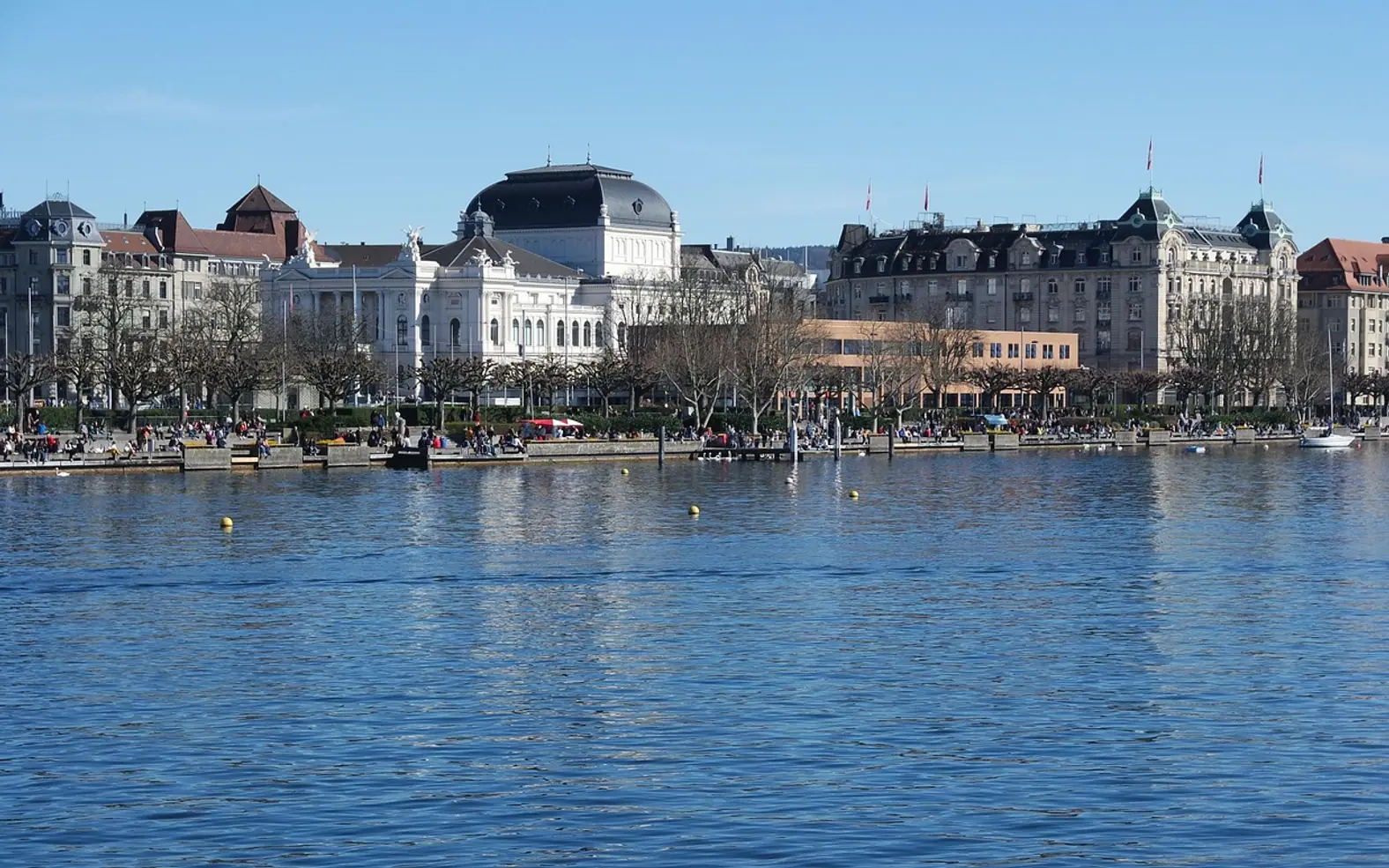 Zurich, lake zurich and nature
